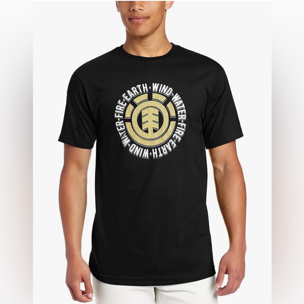 Element Black and Gold Graphic Shirt